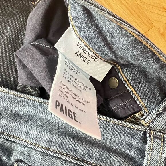 Paige Verdugo Ankle Skinny Blue Jeans Women’s 28 - Picture 3 of 5